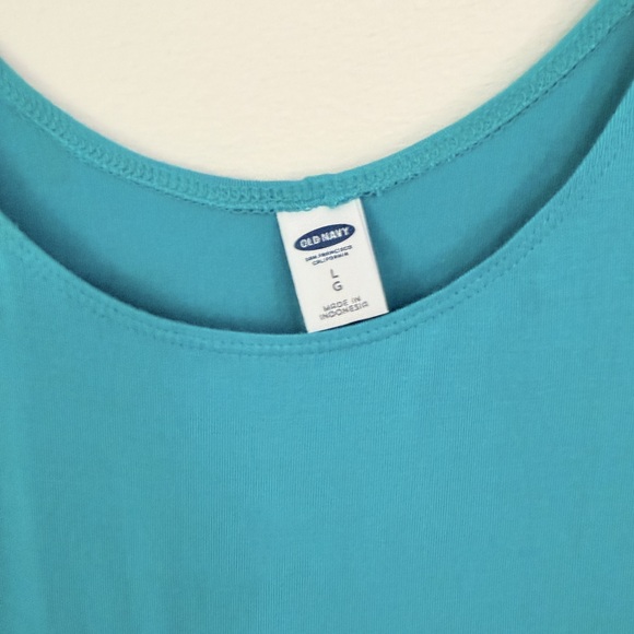 Old navy Beach cover-up muscle tank dress knee length dress in Blue - Picture 2 of 6